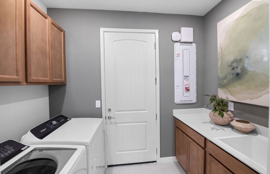 Upgraded Laundry Room