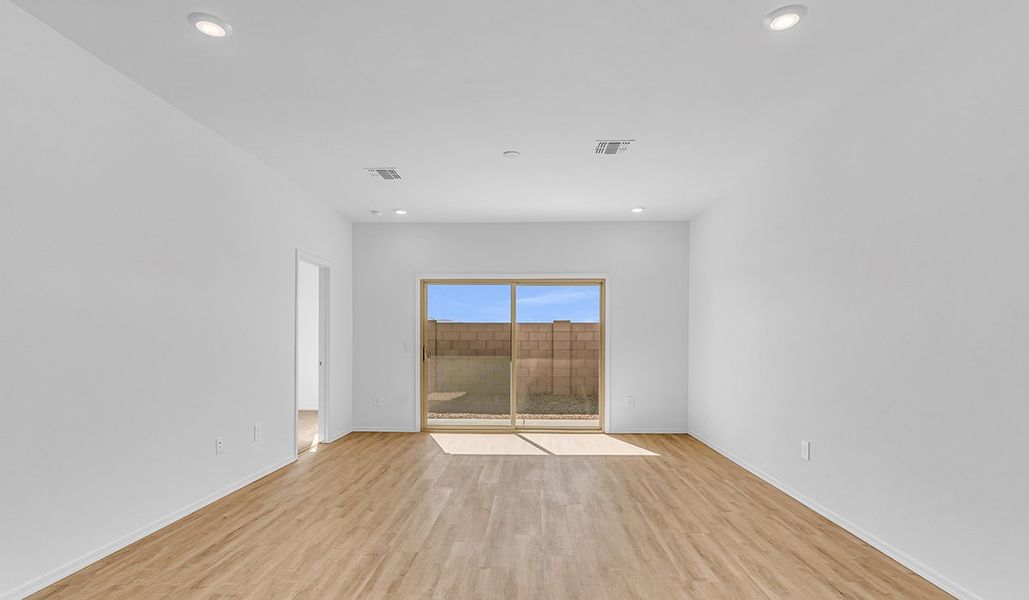 Spacious, unfurnished interior of a new home in Coronet at Gladden Farms, Marana (Image 18). Spacious, unfurnished interior of a new home in Coronet at Gladden Farms, Marana (Image 18).