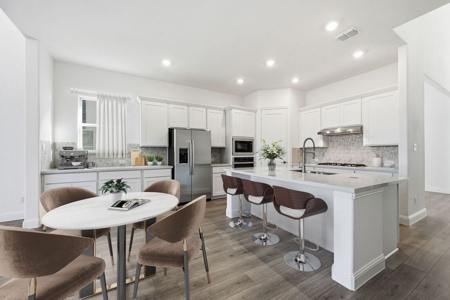 Representative furnished interior of a home built from the Sonoma by Taylor Morrison in The Ranch at Uptown Celina, Celina (Image 4).
