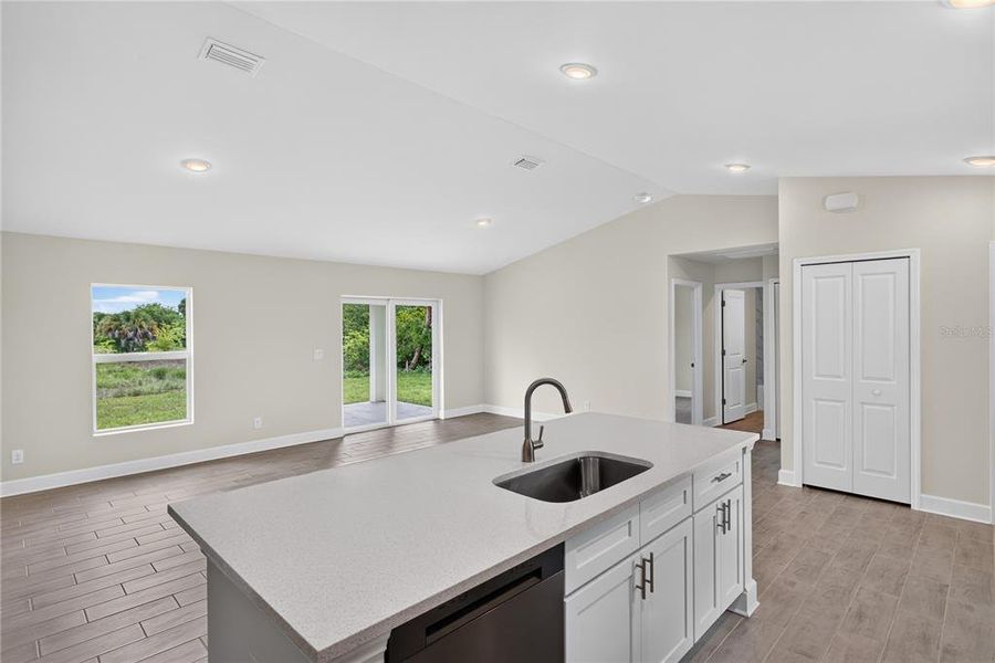 Furnished interior view inside a new home in , Port Charlotte (Image 9). Furnished interior view inside a new home in , Port Charlotte (Image 9).