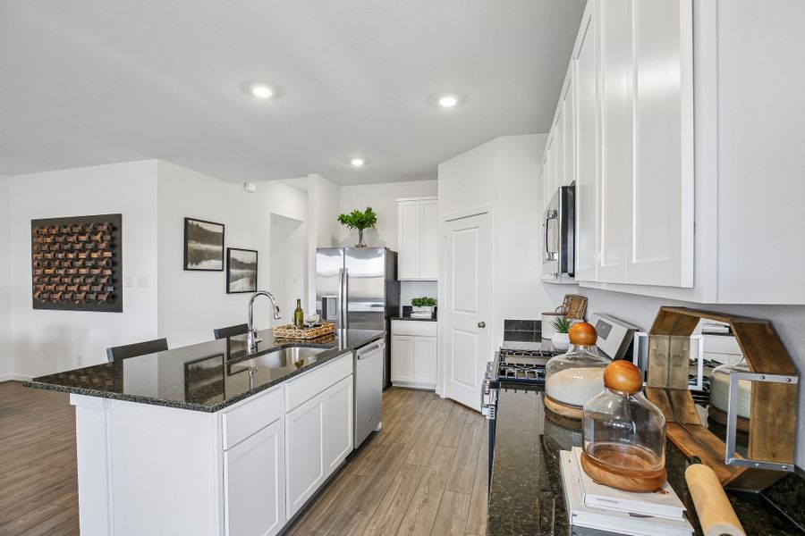Representative furnished interior of a home built from the Charlton by Taylor Morrison in Mason Woods, Cypress (Image 12).