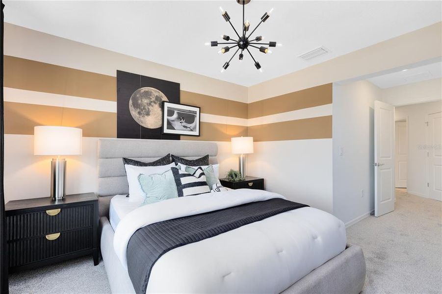 Furnished interior view inside a new home in Harbor Square, Palm Bay (Image 23).