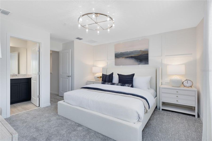 Furnished interior view inside a new home in The Cove at Nona Sound, Orlando (Image 3).
