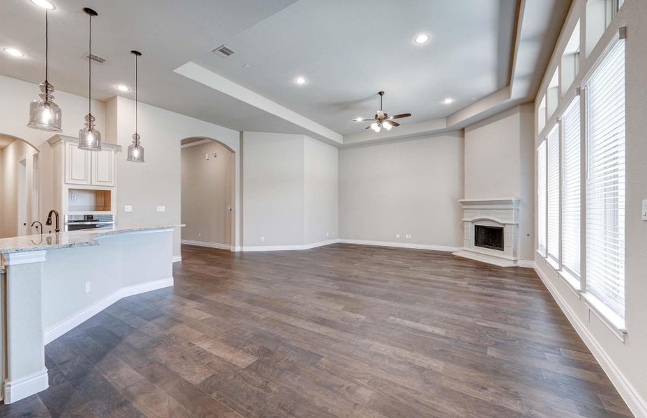 Spacious, unfurnished interior of a new home in Bridgeland 60′, Cypress (Image 28). Spacious, unfurnished interior of a new home in Bridgeland 60′, Cypress (Image 28).