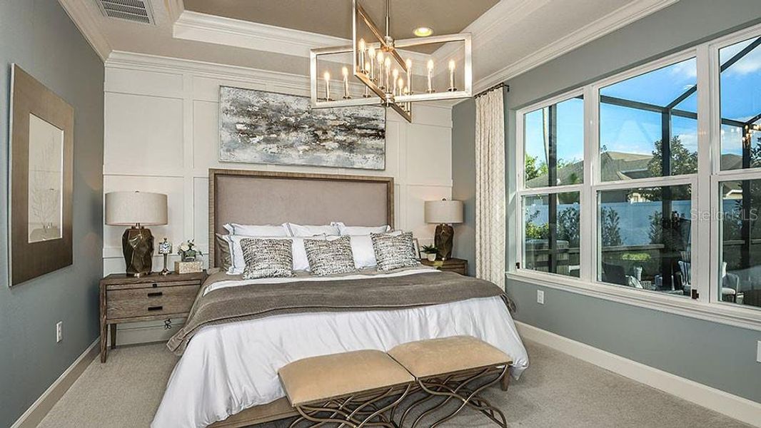 Furnished interior view inside a new home in Firethorn, Parrish (Image 5).