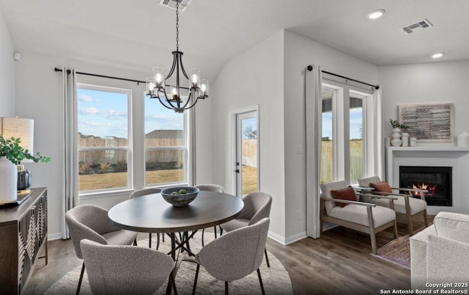 Furnished interior view inside a new home in Veranda: Premier, San Antonio (Image 7). Furnished interior view inside a new home in Veranda: Premier, San Antonio (Image 7).