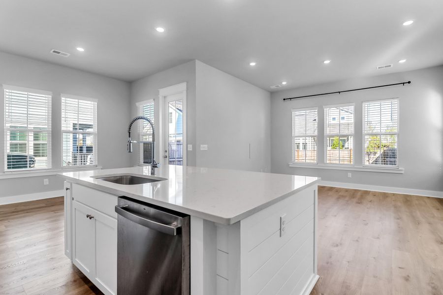 Furnished interior view inside a new home in Carnes Crossroads: Row Collection, Summerville (Image 4). Furnished interior view inside a new home in Carnes Crossroads: Row Collection, Summerville (Image 4).