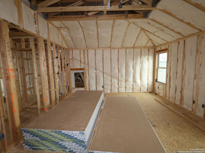 In-progress construction of a new home in Winding Brook, San Antonio, TX (Image 28).