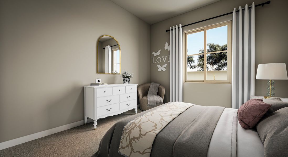 Representative furnished interior of a home built from the Dahlia Plan 5006 by Tri Pointe Homes in Soleo, San Tan Valley (Image 15).