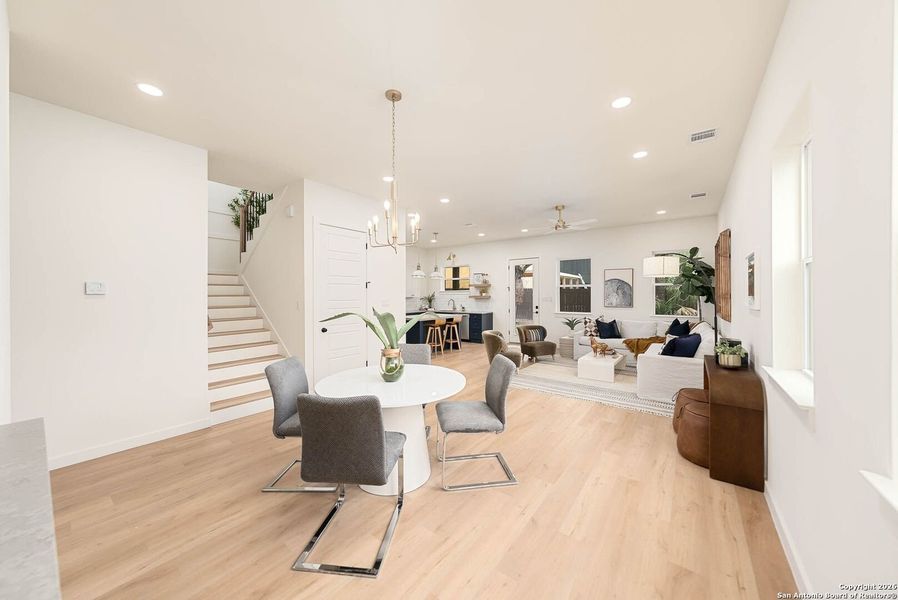 Furnished interior view inside a new home in , San Antonio (Image 5).