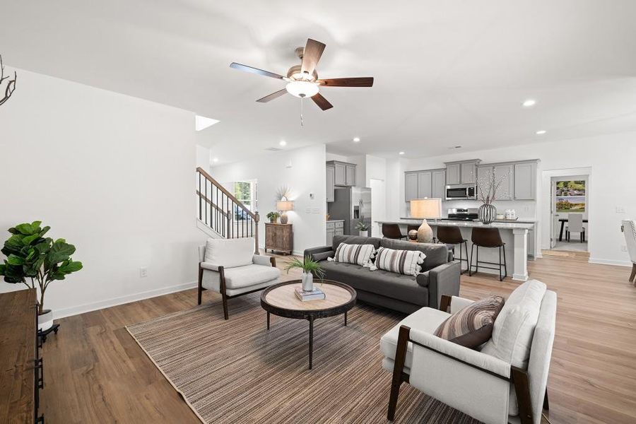 Furnished interior view inside a new home in Sutton's Landing, Statham (Image 12).