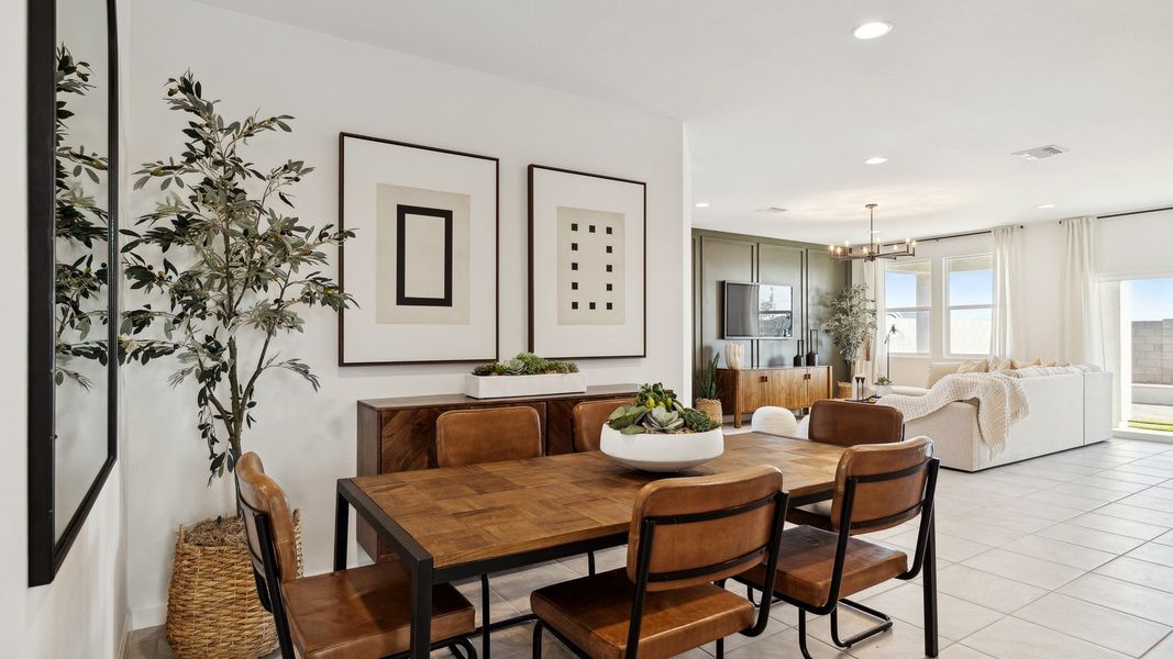 Representative furnished interior of a home built from the Saguaro by D.R. Horton in Anthem at Merrill Ranch, Florence (Image 9).