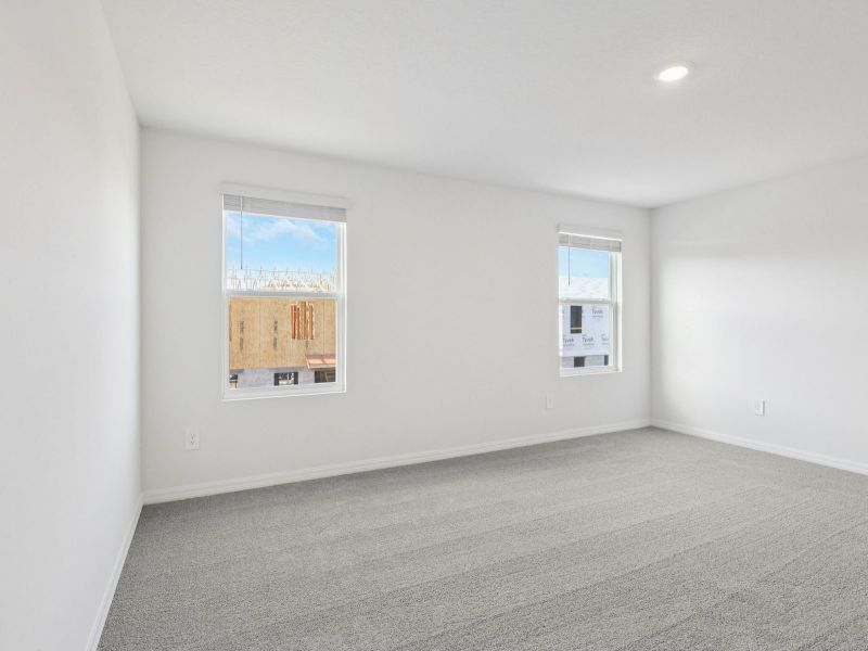 Spacious, unfurnished interior of a new home in The Meadow at Crossprairie Townes, St. Cloud (Image 11). Spacious, unfurnished interior of a new home in The Meadow at Crossprairie Townes, St. Cloud (Image 11).