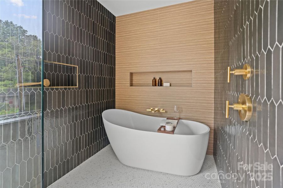 Furnished interior view inside a new home in , Charlotte (Image 36).