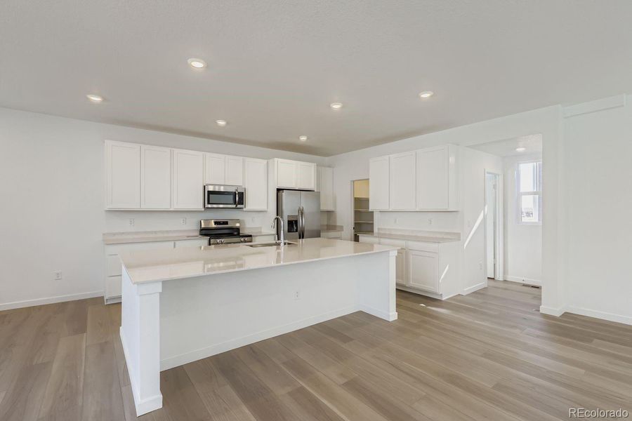 Furnished interior view inside a new home in , Thornton (Image 5).