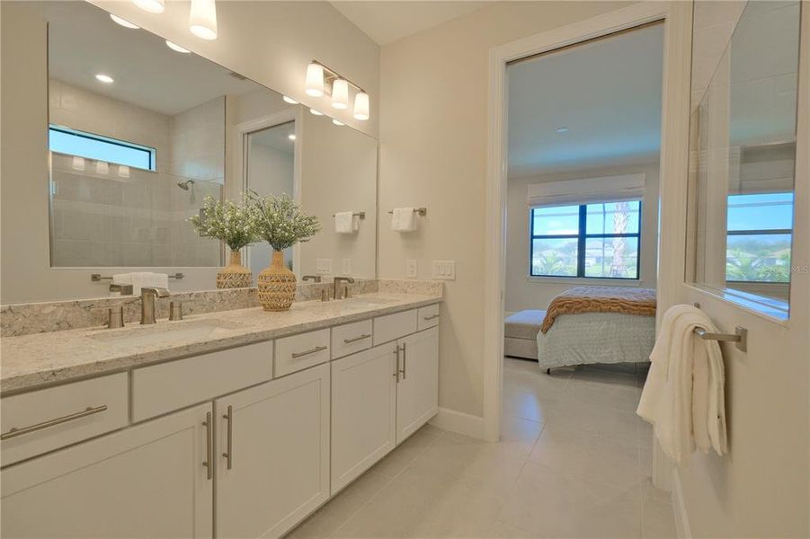 Furnished interior view inside a new home in , Bradenton (Image 51). Furnished interior view inside a new home in , Bradenton (Image 51).