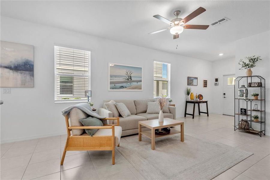 Furnished interior view inside a new home in , Land O' Lakes (Image 6).