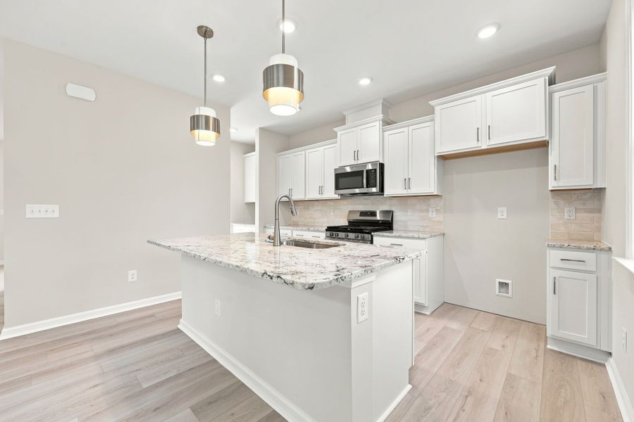 Furnished interior view inside a new home in Neill's Pointe, Angier (Image 6).