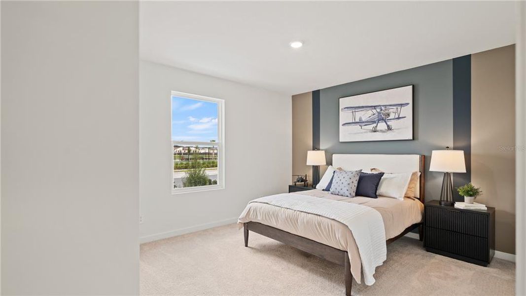 Furnished interior view inside a new home in Crosswinds, Haines City (Image 10).