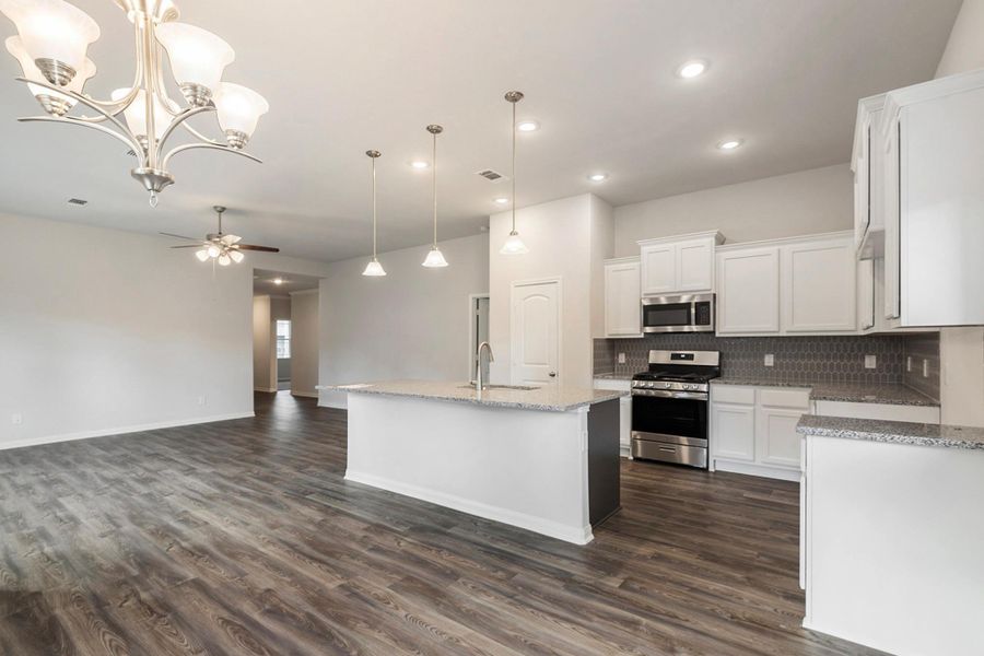 Furnished interior view inside a new home in , West Columbia (Image 3).