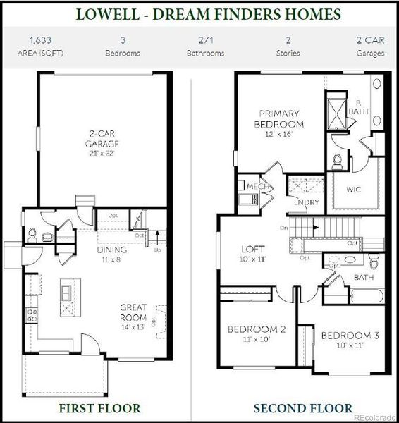 Lowell floorplan