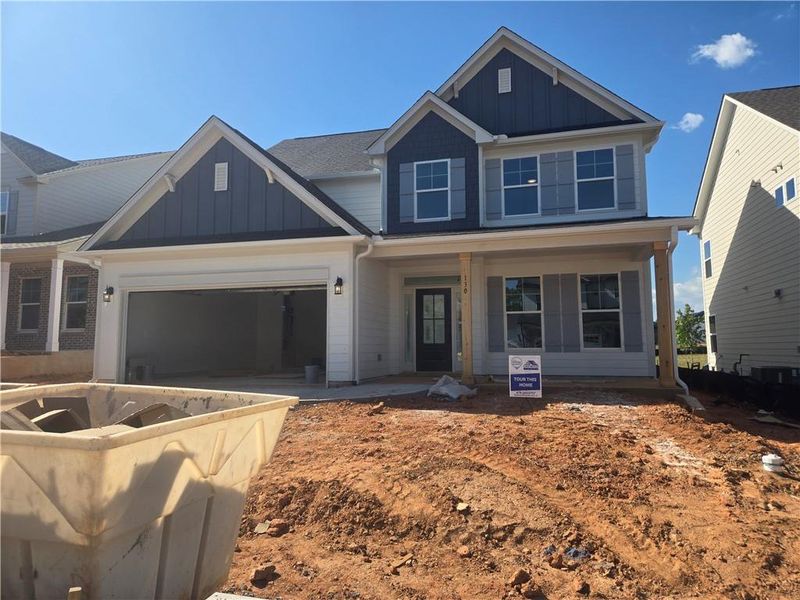 In-progress construction of a new home in Twin Lakes, Hoschton, GA (Image 3).