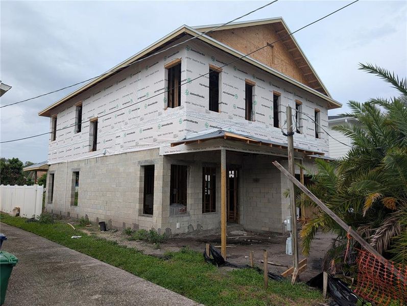 In-progress construction of a new home in , Tampa, FL (Image 21).
