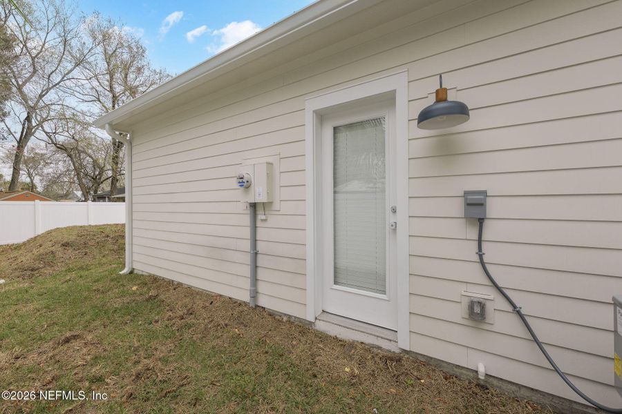 Exterior details and patio area of a home in , St. Augustine (Image 3).