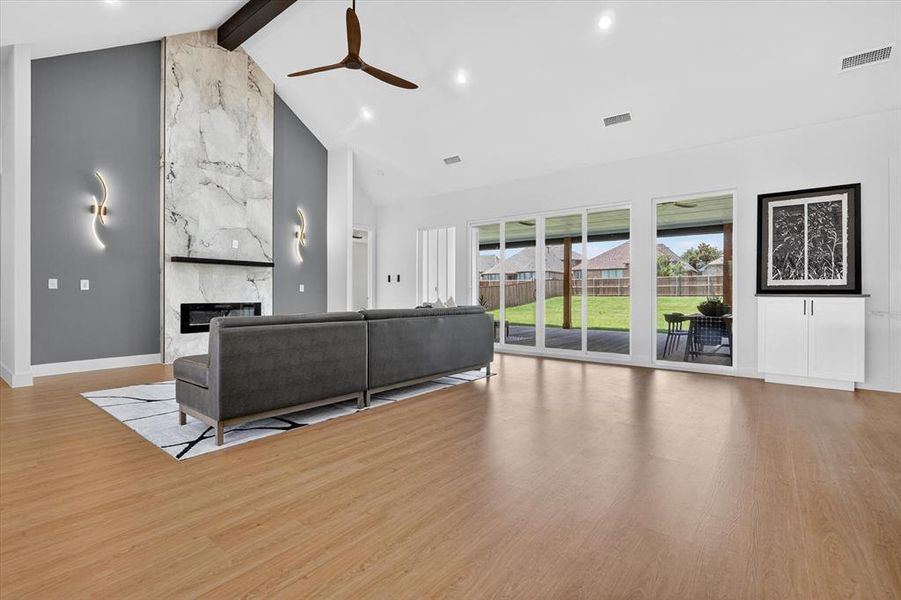 Furnished interior view inside a new home in , Forney (Image 5).