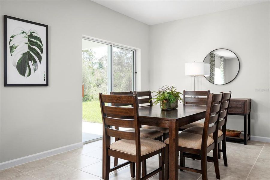 Furnished interior view inside a new home in Lakeside Preserve, Lakeland (Image 12).