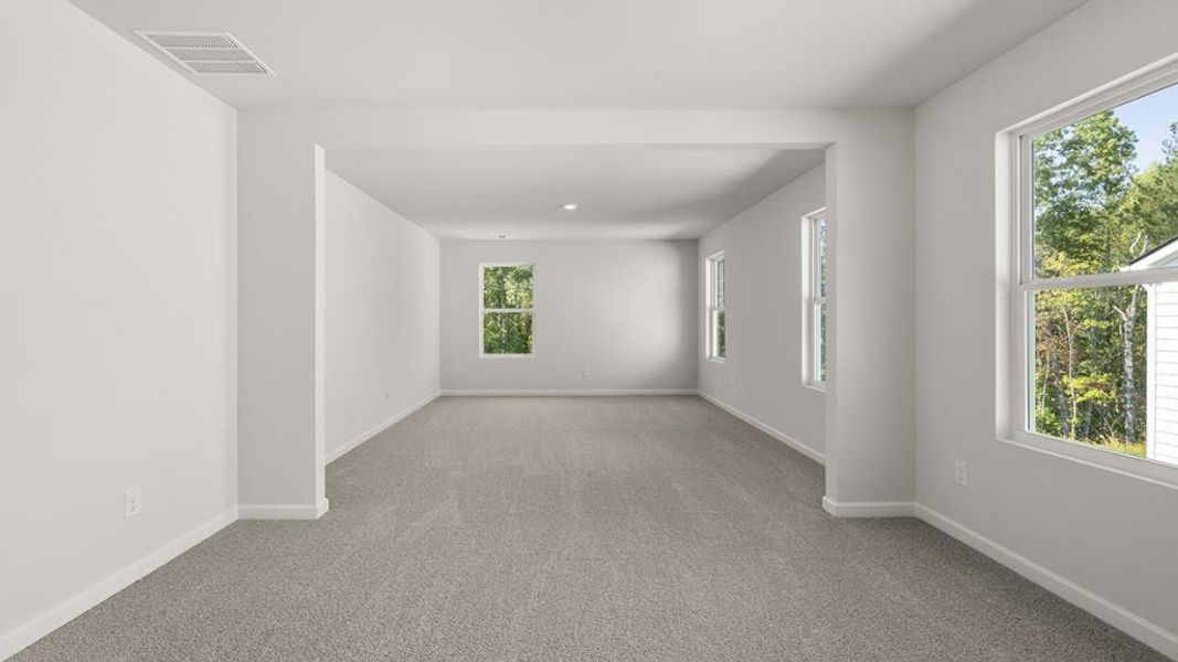 Spacious, unfurnished interior of a new home in Parkside at Carter Grove, Cartersville (Image 19).