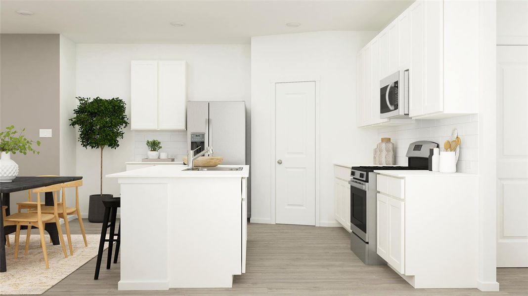 Furnished interior view inside a new home in , Elgin (Image 28).