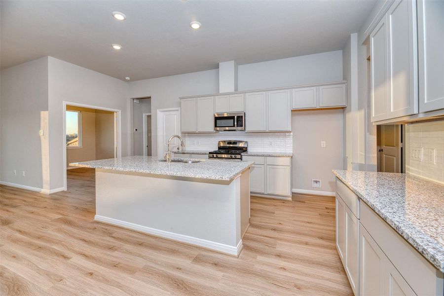 Furnished interior view inside a new home in Aldeana - Paintbrush Collection, Bonney (Image 12).