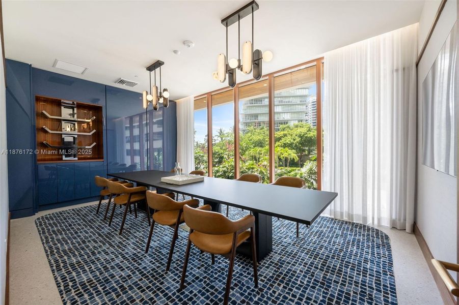 Furnished interior view inside a new home in , Miami (Image 38).