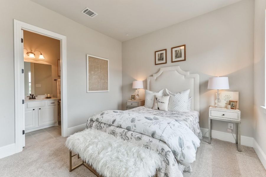 Furnished interior view inside a new home in , Sugar Land (Image 19).