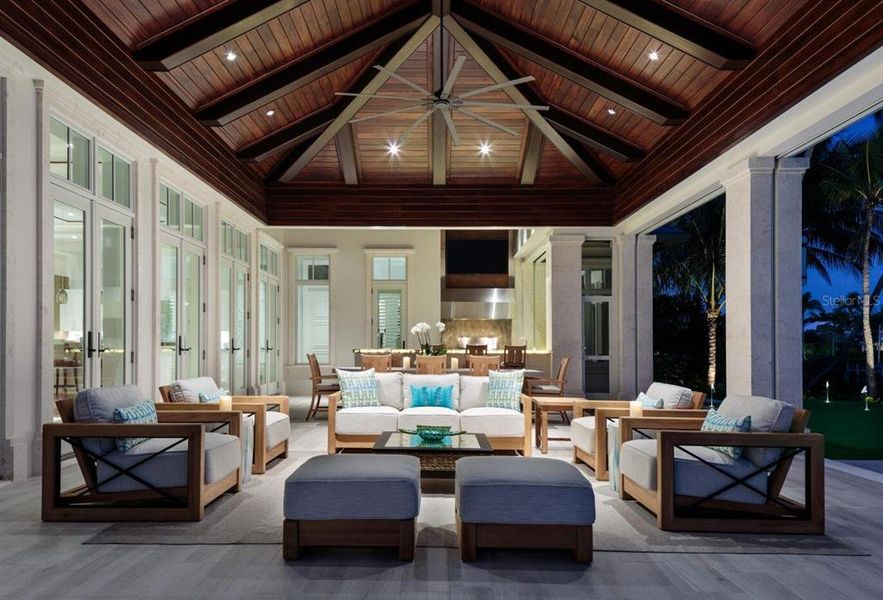 Furnished interior view inside a new home in , Fort Myers (Image 4).