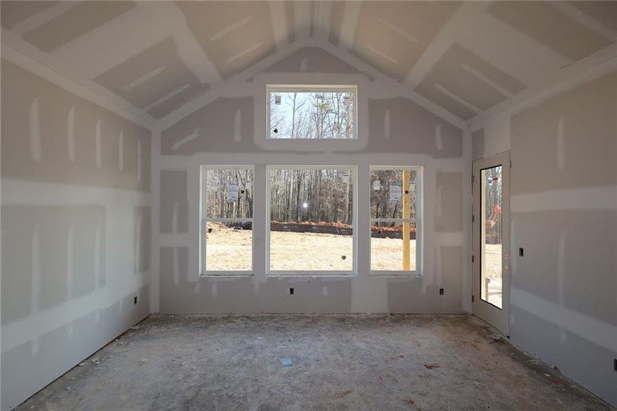 In-progress construction of a new home in Meadow Brook Farms, Cumming, GA (Image 9).