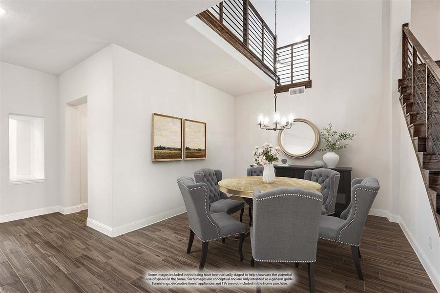 Furnished interior view inside a new home in Stone River Glen 60s, Royse City (Image 28). Furnished interior view inside a new home in Stone River Glen 60s, Royse City (Image 28).