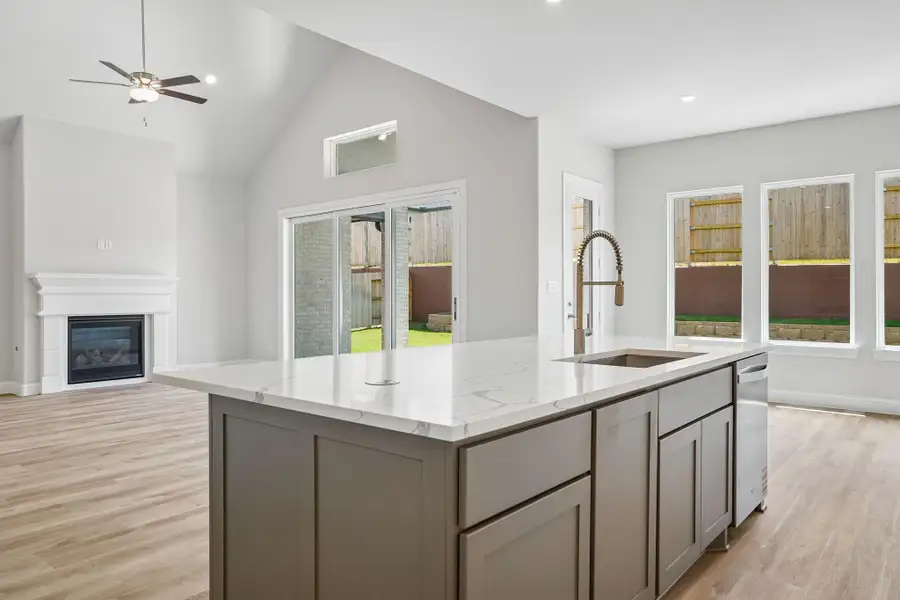 Furnished interior view inside a new home in WILDTREE 60', Montgomery (Image 16).
