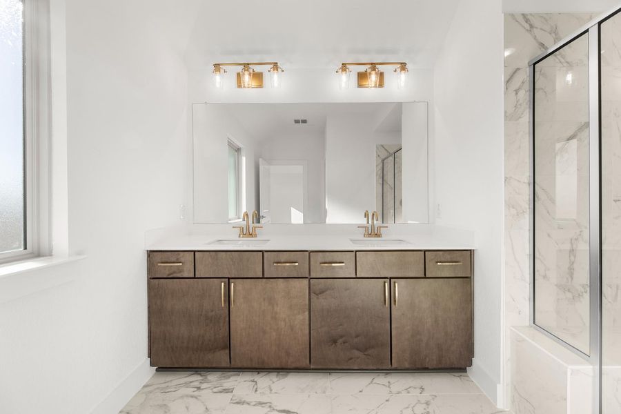 Furnished interior view inside a new home in Union Park, Little Elm (Image 11).