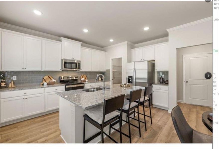 Furnished interior view inside a new home in Alcovy Village, Lawrenceville (Image 7).