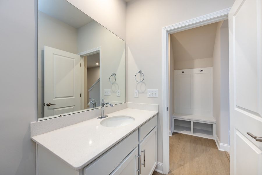 Furnished interior view inside a new home in Archer Row, Charlotte (Image 7). Furnished interior view inside a new home in Archer Row, Charlotte (Image 7).