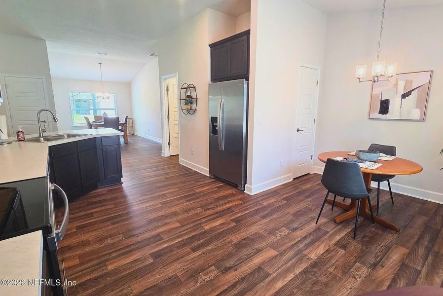 Furnished interior view inside a new home in Summerglen, Jacksonville (Image 5). Furnished interior view inside a new home in Summerglen, Jacksonville (Image 5).