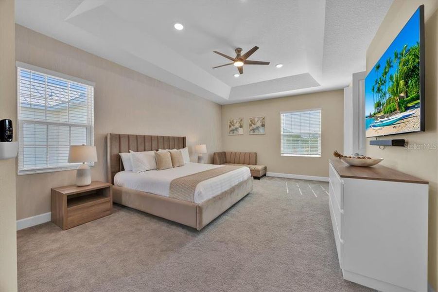 Furnished interior view inside a new home in , Reunion (Image 33).