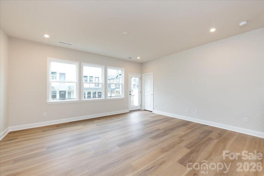 Living with Access to the Second Floor Outdoor Living Space