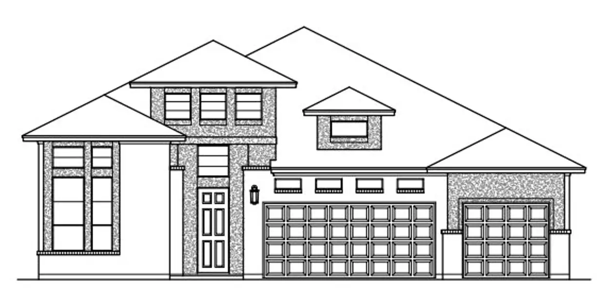 Exterior rendering of this home design in Wildrye, Waller, TX (Image 6).