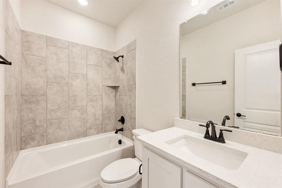 Furnished interior view inside a new home in Trees Farm, DeSoto (Image 18). Furnished interior view inside a new home in Trees Farm, DeSoto (Image 18).