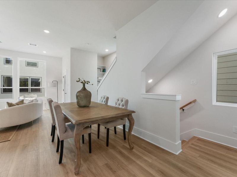 Furnished interior view inside a new home in , Houston (Image 17).