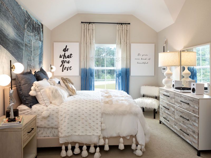 Furnished interior view inside a new home in Pine Lake Cove - Classic Series, Montgomery (Image 12).