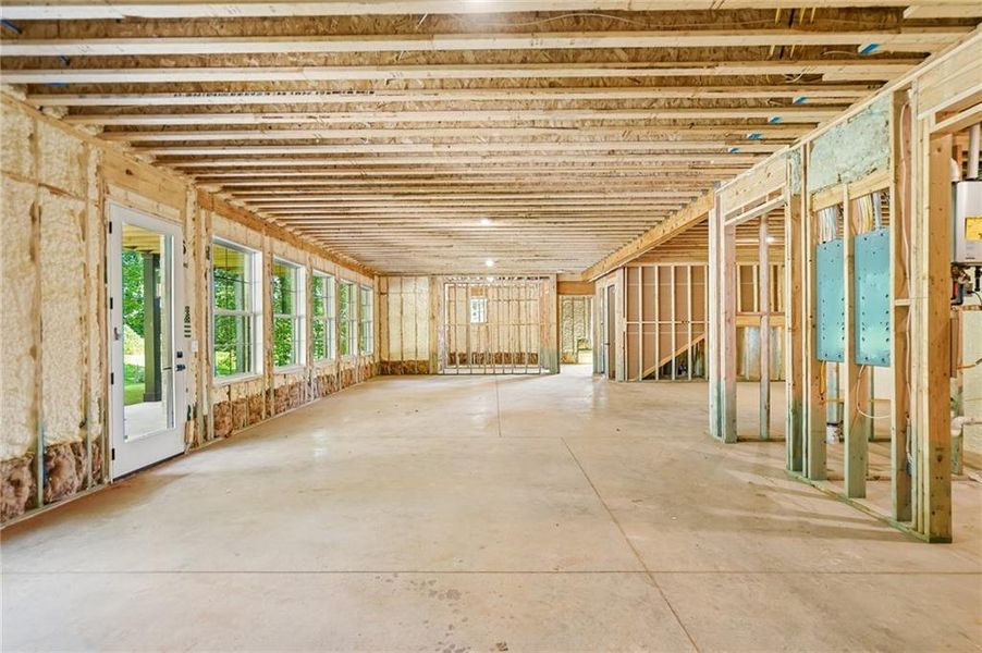 In-progress construction of a new home in , Buford, GA (Image 51).